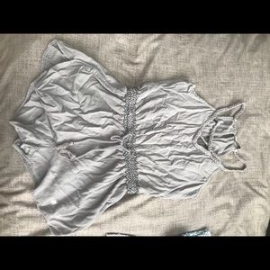 Gray romper